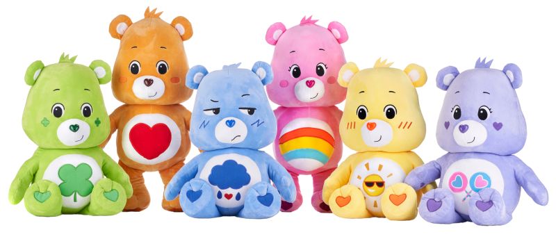 (Mis 5) ORSETTI DEL CUORE (CARE BEARS) Serie 7 Peluche 40cm -6ass…x24